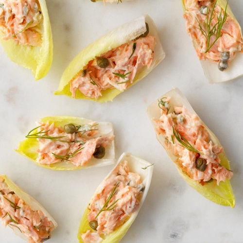 salmon-salad-stuffed-endive-leaves-recipe